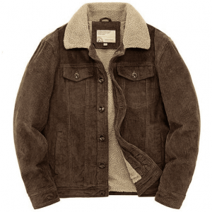 Veste Western en Coton Huilé