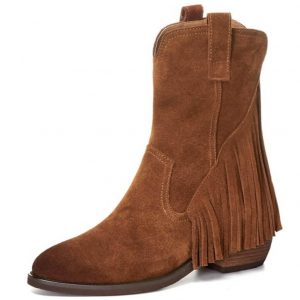 Bottines Western en Daim