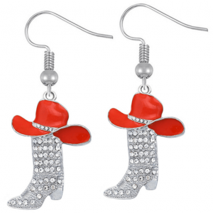 Boucles d'Oreilles Style Country