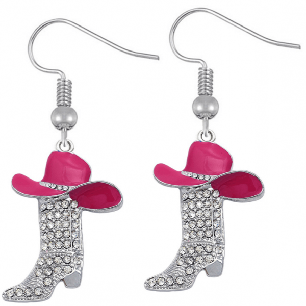 Boucles d'Oreilles Style Country