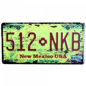 Plaque d'Immatriculation New Mexico