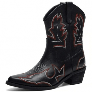 Bottines Western Femme Noires