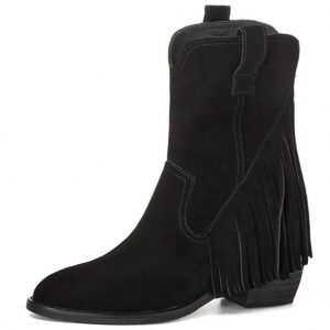 Bottines Western Noires pour Femme