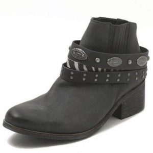 Bottines Cowboy Femme Noires