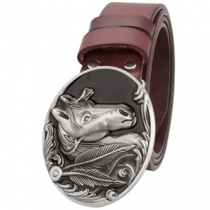 Ceinture de Cowboy en Cuir pour Homme