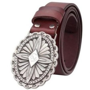 Ceinture en Cuir Western Homme