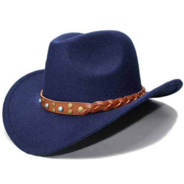 Chapeau Bleu de Cowboy