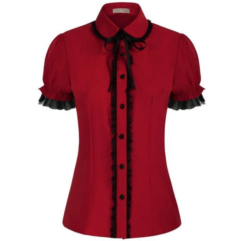 Chemise Western à Franges en Strass pour Femmes, Haut