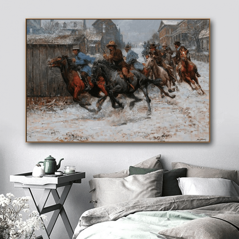 Tableau Cowboy Montana | The Western Shop