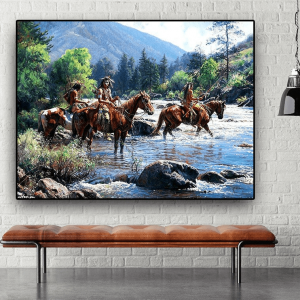 Tableau Peinture Western