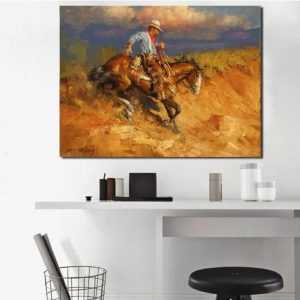 Tableau Paysage Western