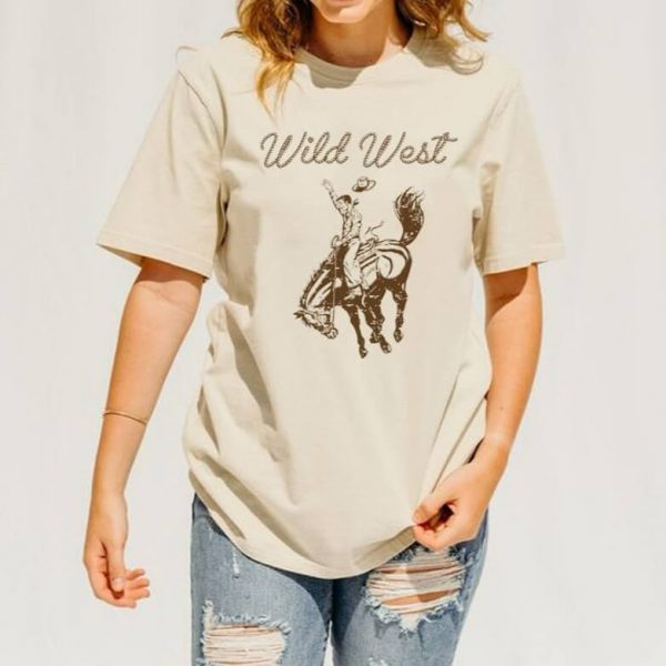 Tee Shirt Femme Motif Western